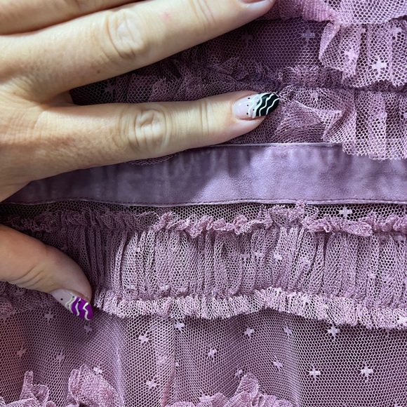 MAC DUGGAL Ruffle Cap Sleeve Embellished Tiered Gown - Picture 13 of 16